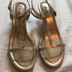 unlisted gold dress heels